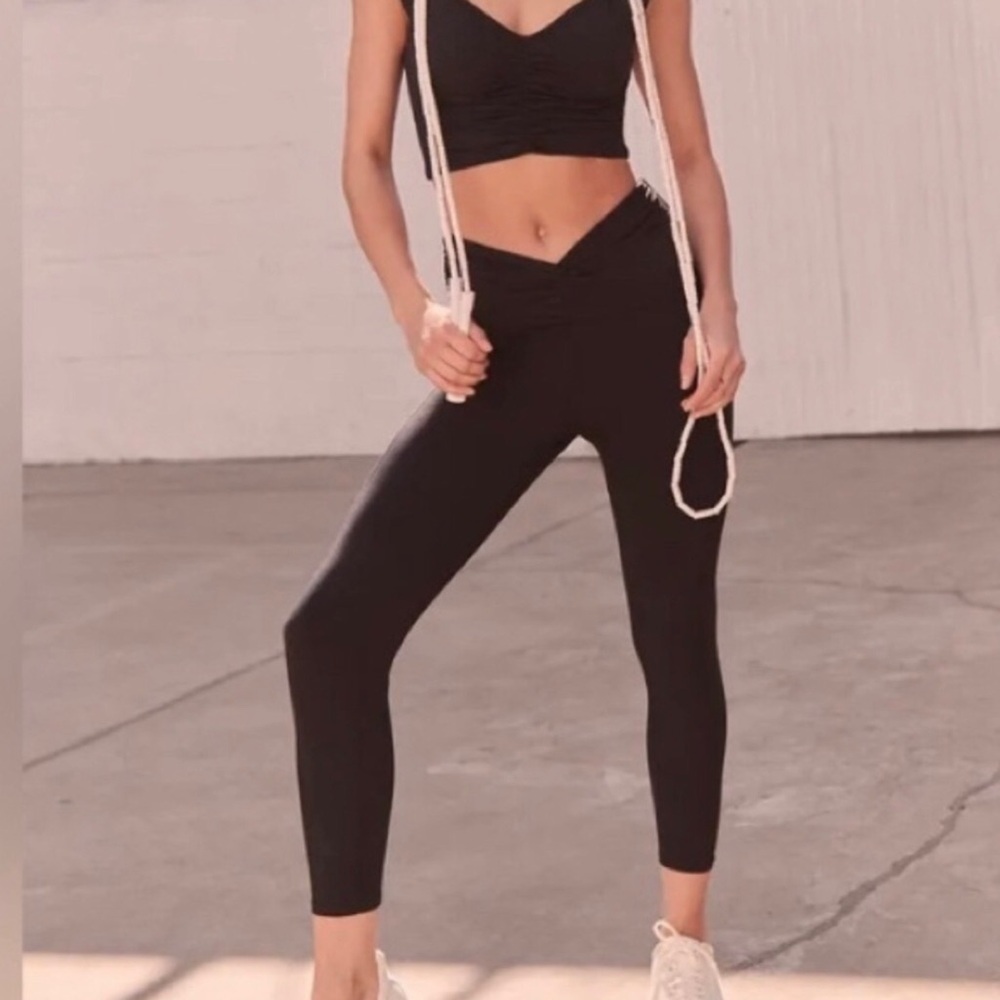 Free People movement High-Rise Ankle Breath Deeper Leggings